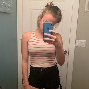 cropped forever 21 tank top
